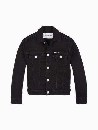 Calvin Klein Ruhák HU774320 | Calvin Klein Sustainable Lány Farmerkabát Fekete